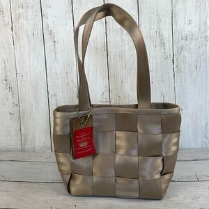 Harveys The Original Detroit Seatbelt Tan Small Tote